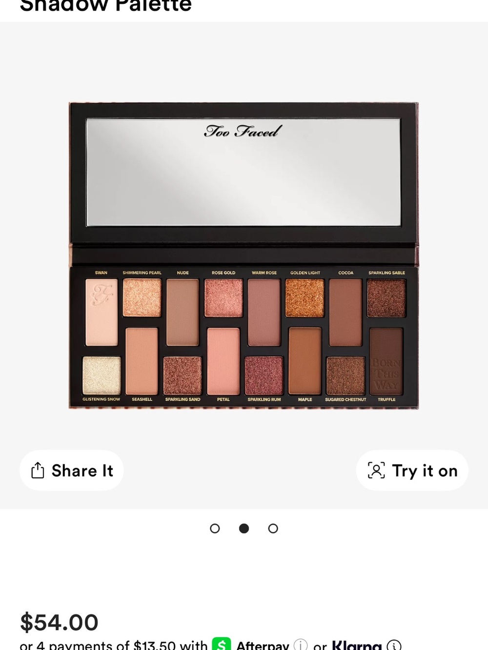 NEW! Too Faced Born this way Sunset Stripped Eyeshadow Palette